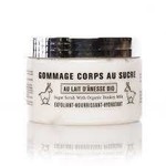 Gommage corps au lait d&#039;nesse bio et sucre
