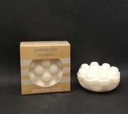 Shampoing Solide Cheveux Secs Senteur Coco 55 g