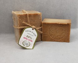 authentique savon d'alep brut 35% 